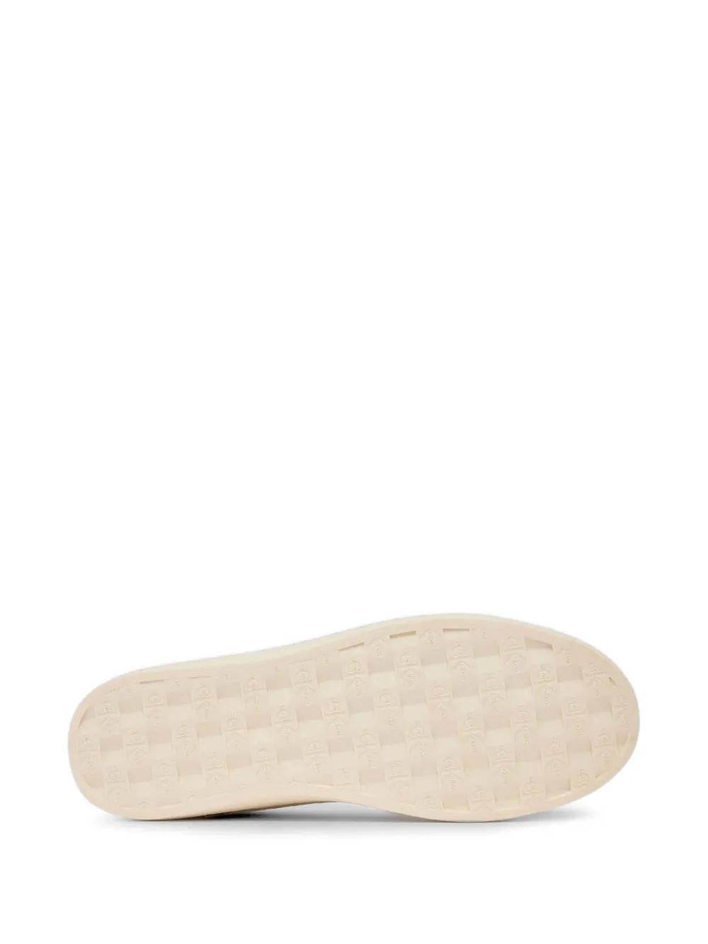 Calvin Klein Jeans Classic Cupsole panelled logo-print lace-up sneakers Beige