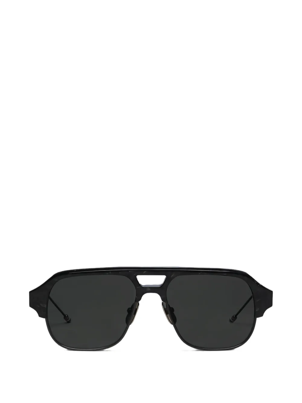 Thom Browne Eyewear pilot-frame sunglasses - Schwarz