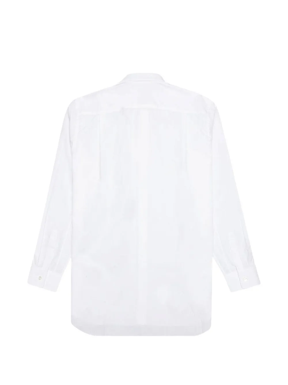 Comme Des Garçons Blouse met hart patch Wit