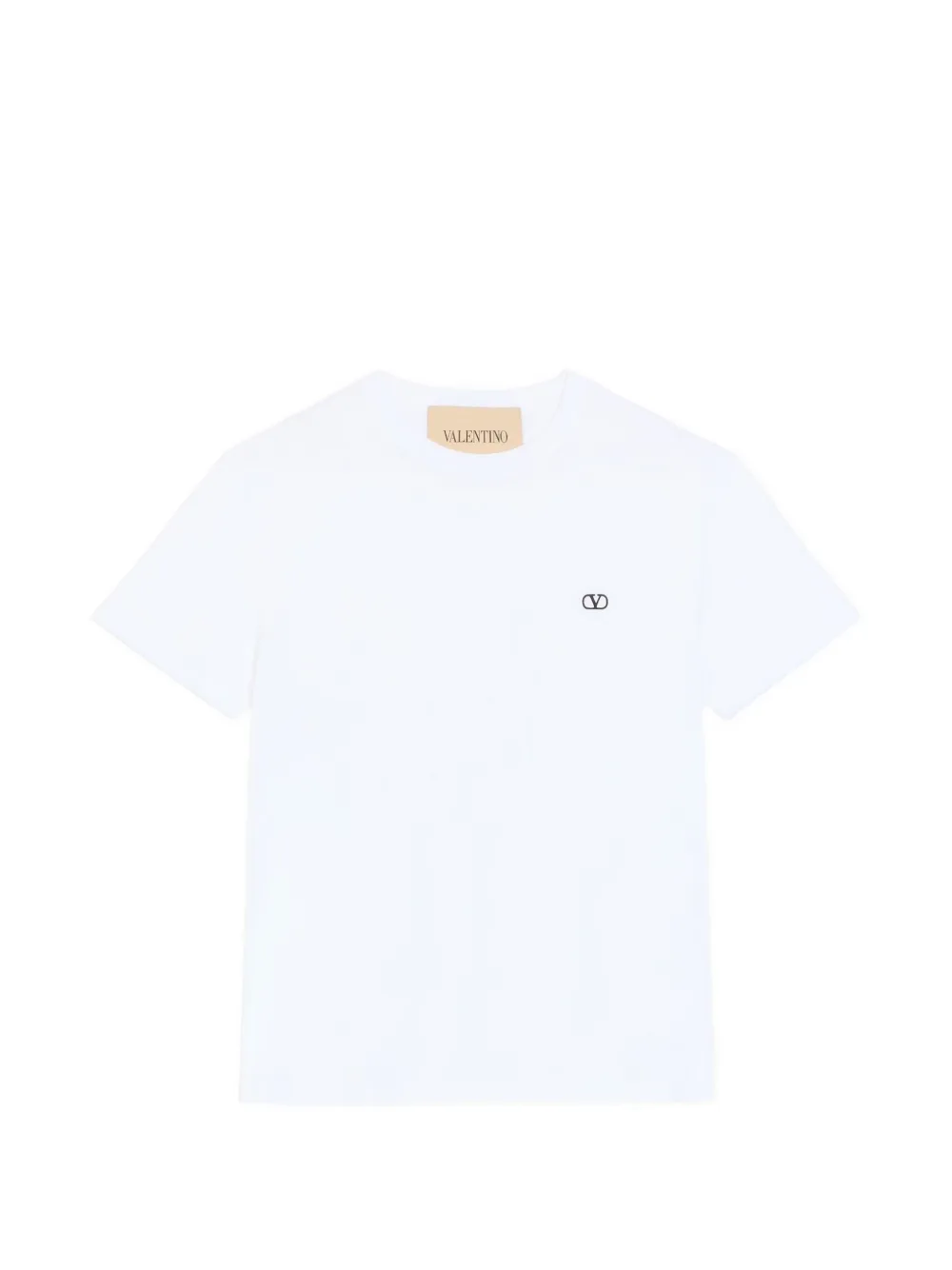 Valentino Garavani logo embroidered T-shirt - Bianco