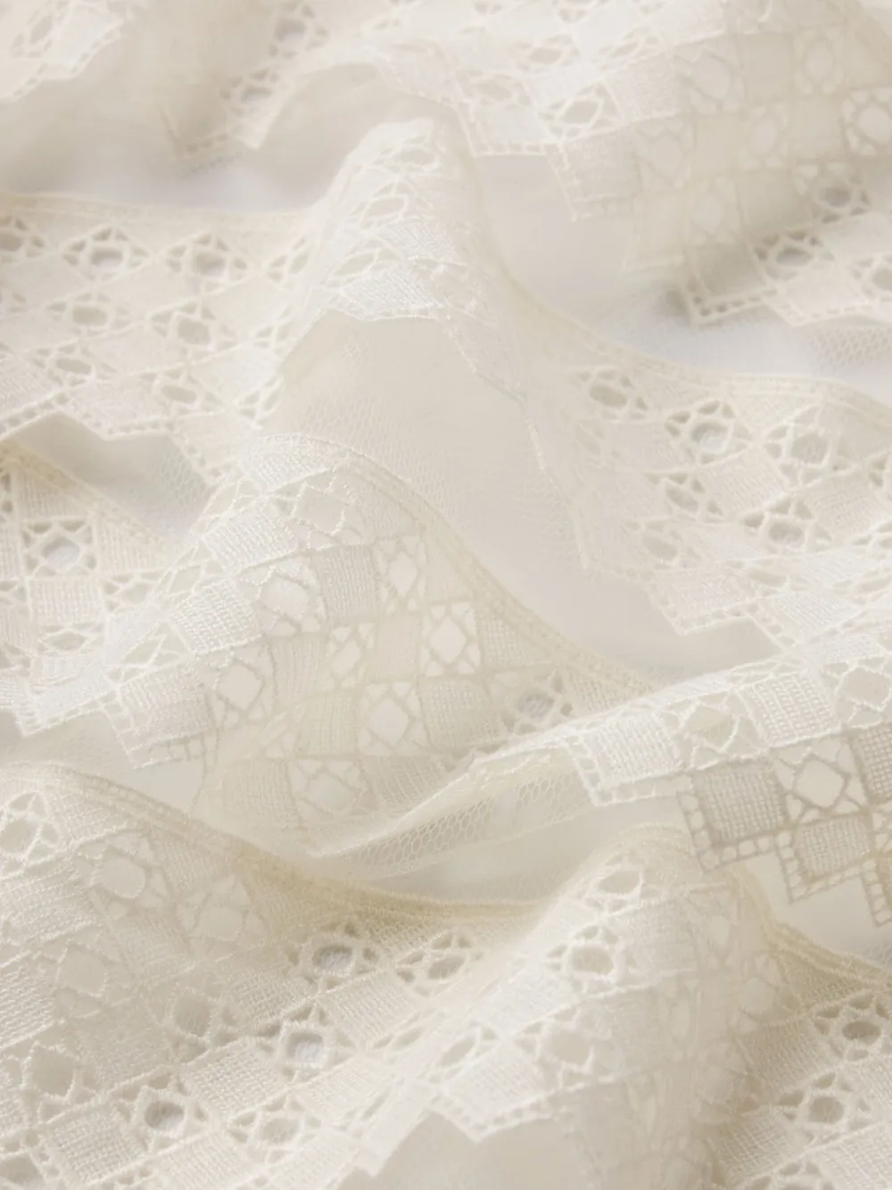 FRAME Gehaakte blouse Beige