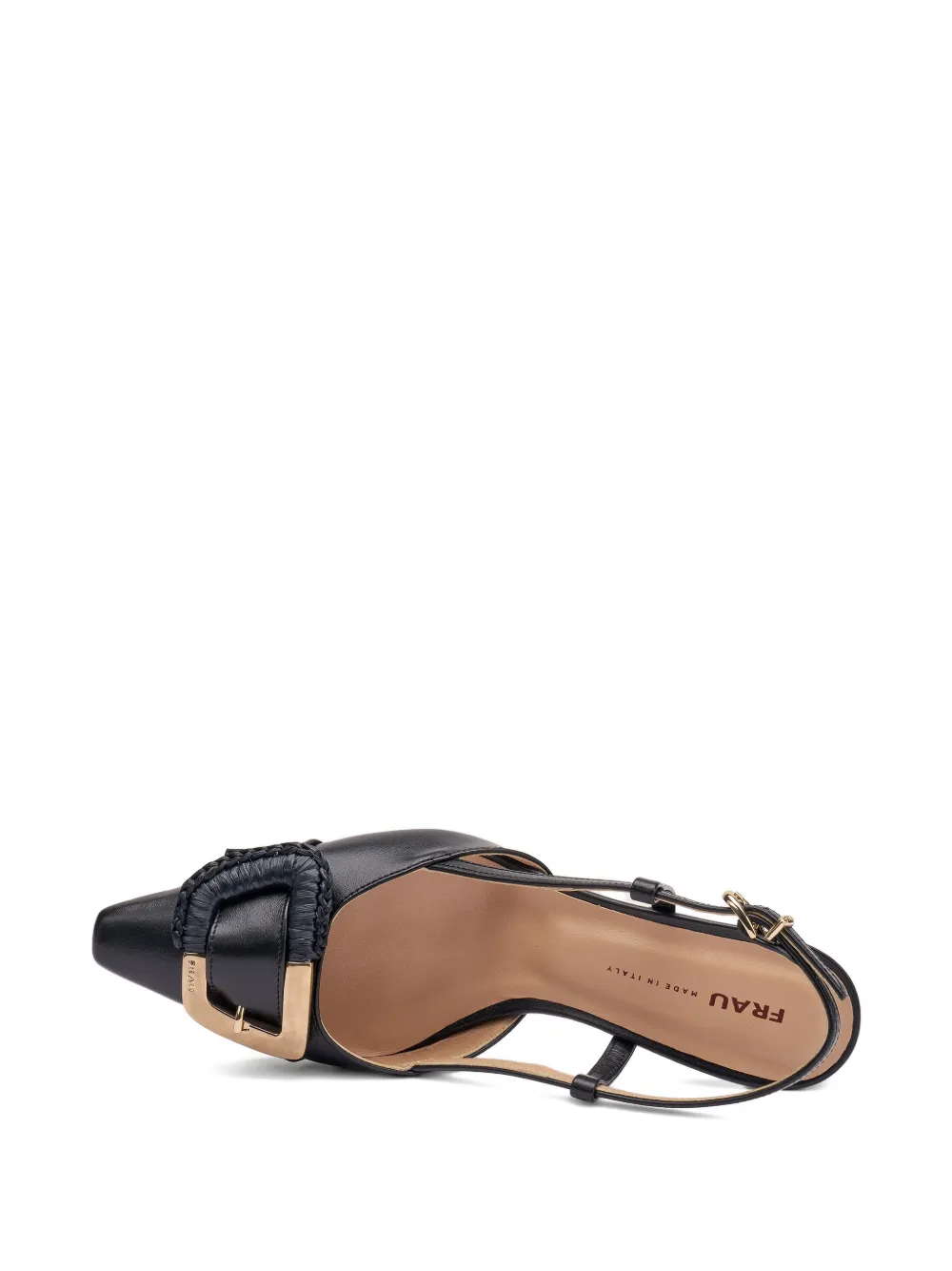 FRAU buckle-detail leather pumps Zwart