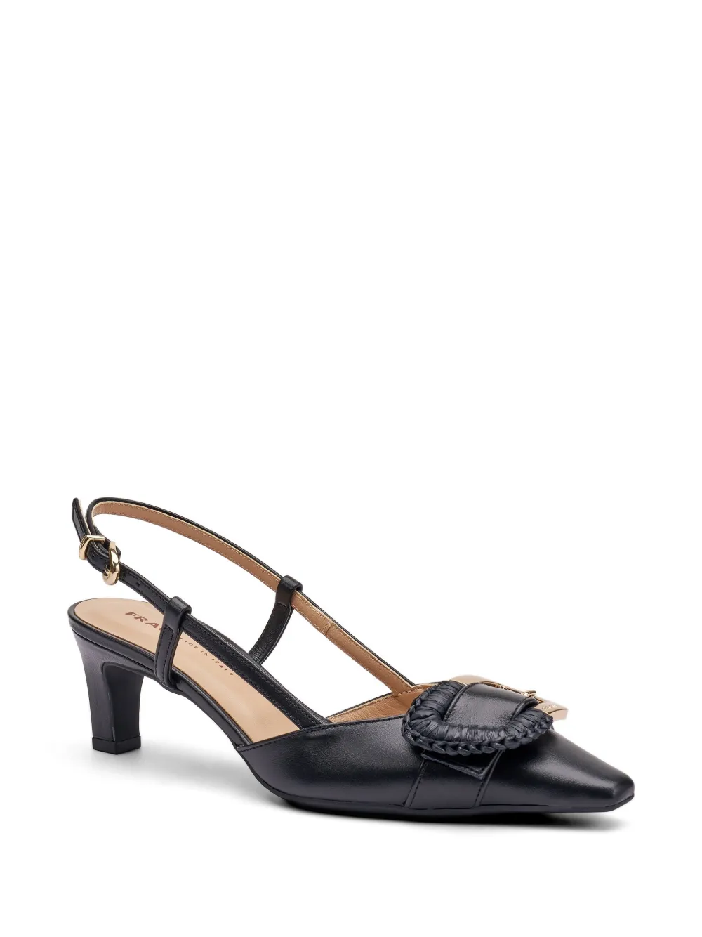 FRAU buckle-detail leather pumps Zwart