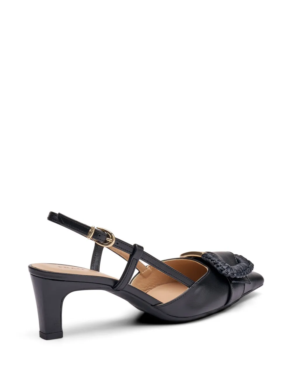 FRAU buckle-detail leather pumps Zwart
