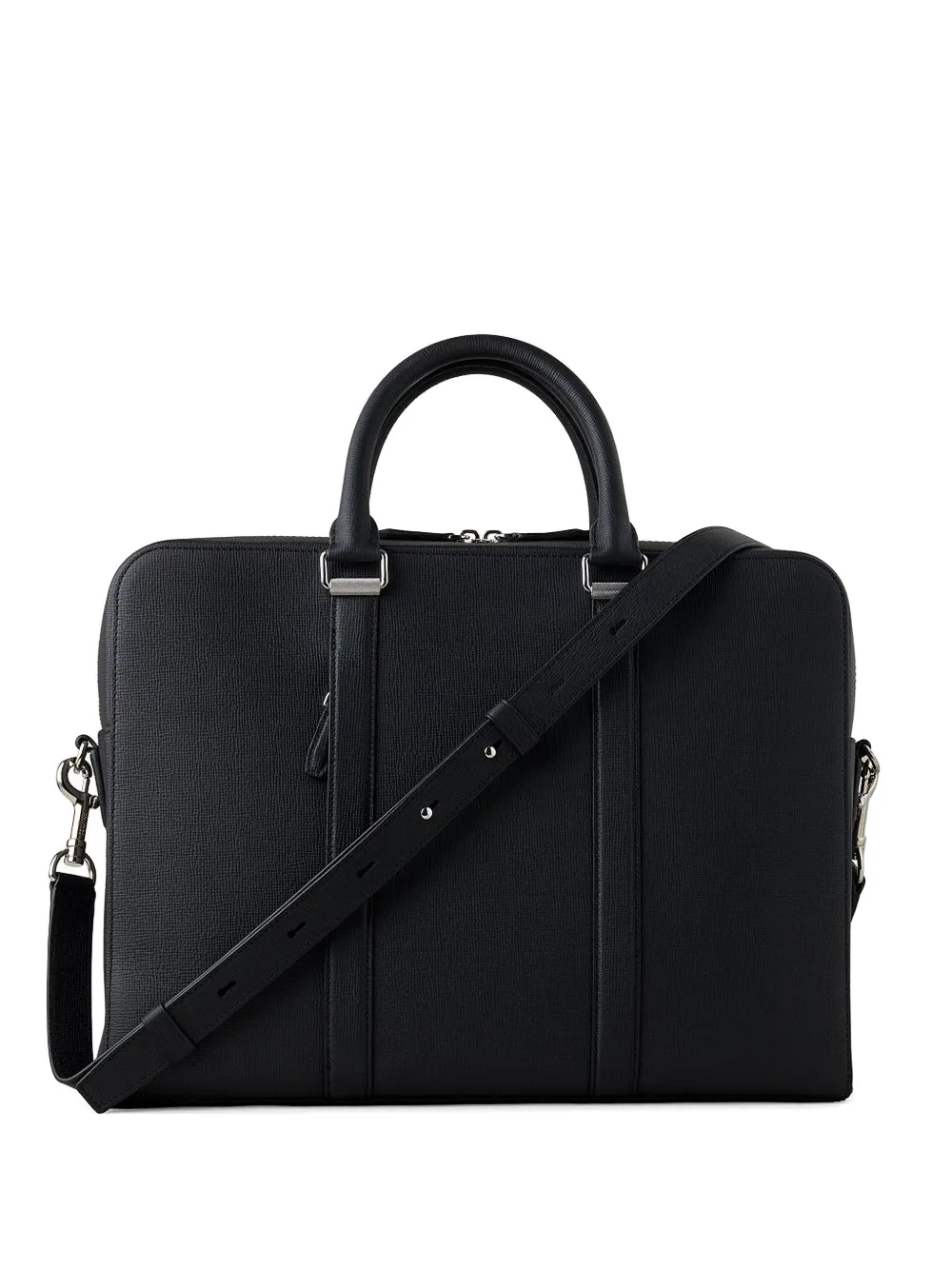 Mulberry Camberwell cross-boarded briefcase - Schwarz