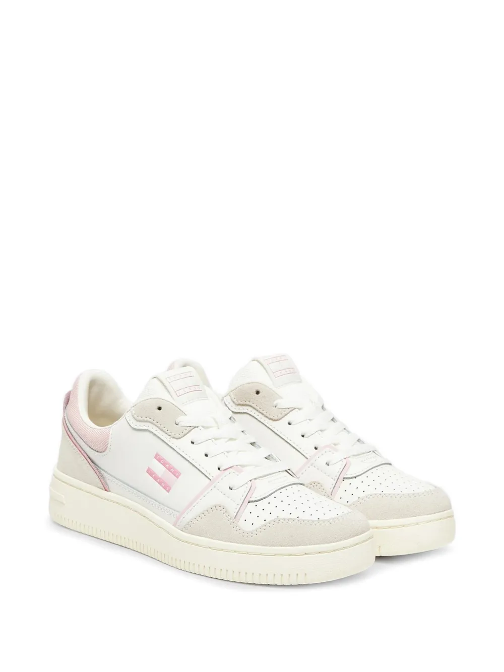 Tommy Hilfiger perforated panelled sneakers Wit