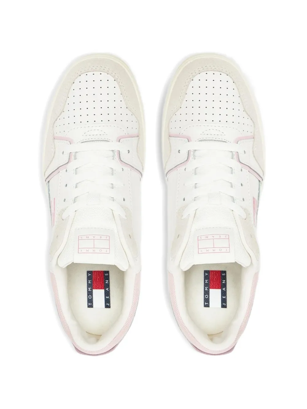 Tommy Hilfiger perforated panelled sneakers Wit