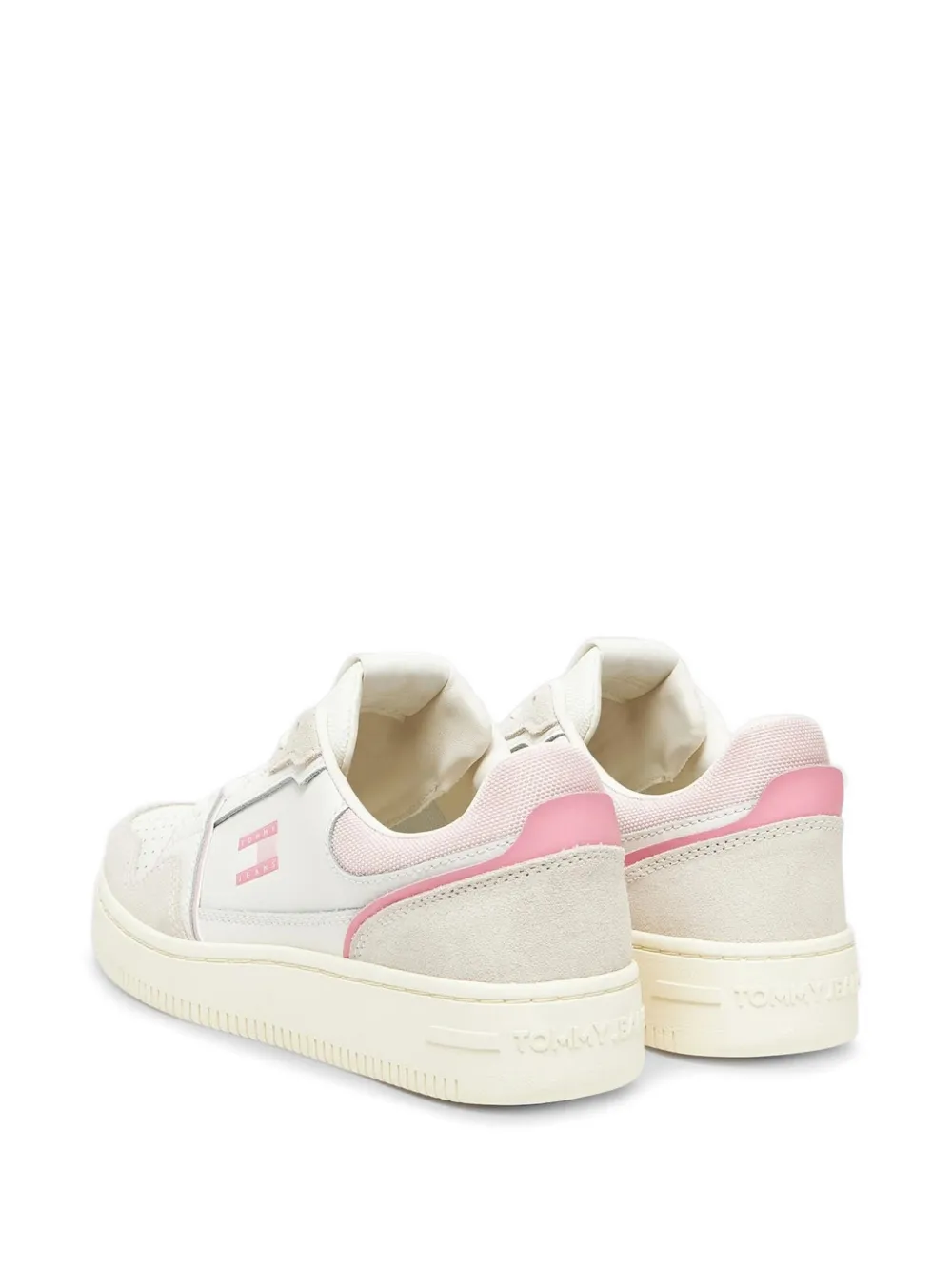 Tommy Hilfiger perforated panelled sneakers Wit