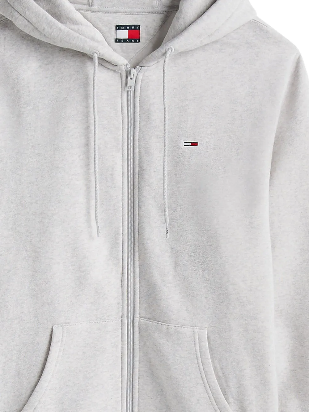 Tommy Hilfiger Essentials hoodie met rits Grijs