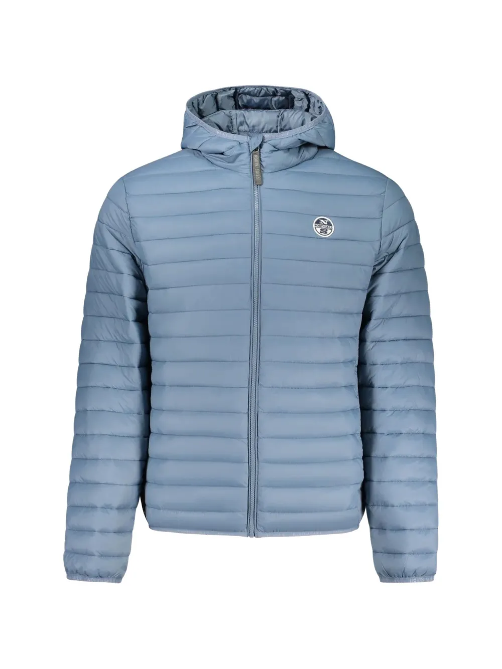 North Sails quilted hooded jacket - Blu