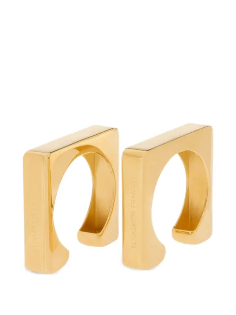 Elisabetta Franchi set de dos pulseras rígidas
