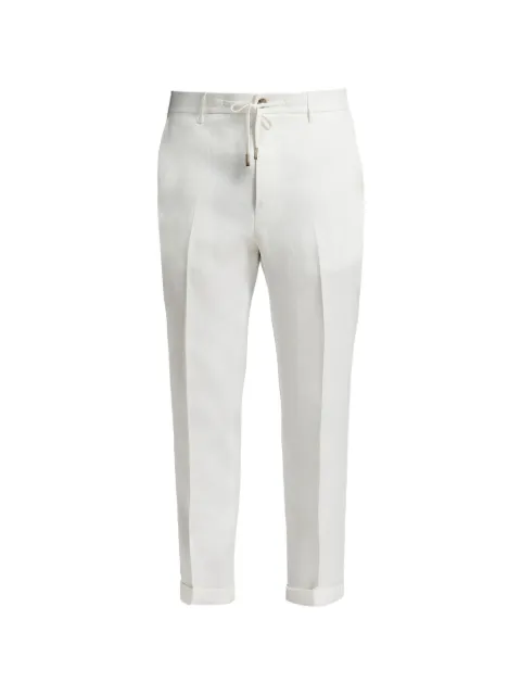 Peserico pleated drawstring trousers