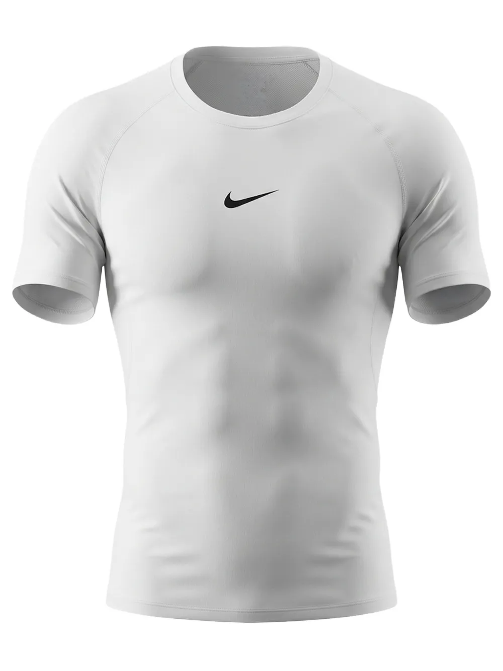 Nike Pro Dri-FIT slim-fit T-shirt Wit