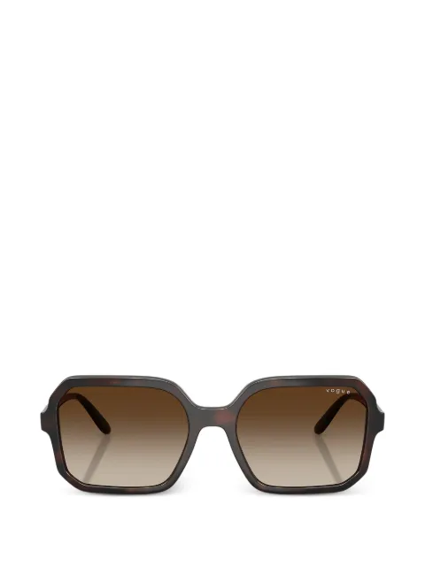 Vogue square-frame tortoiseshell-pattern sunglasses