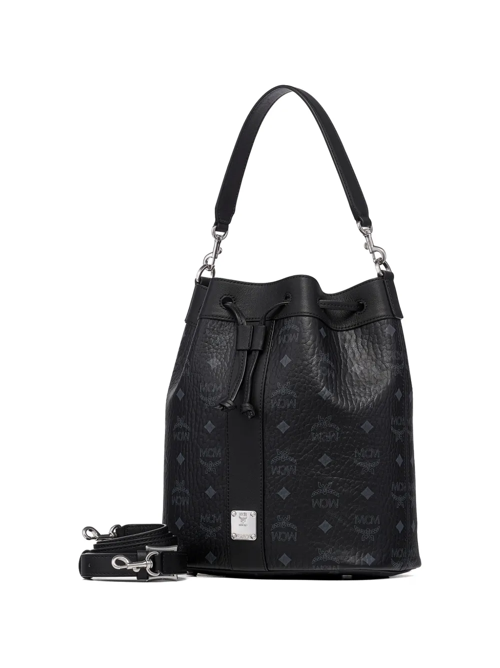 MCM Dessau Visetos medium bucket-tas Zwart