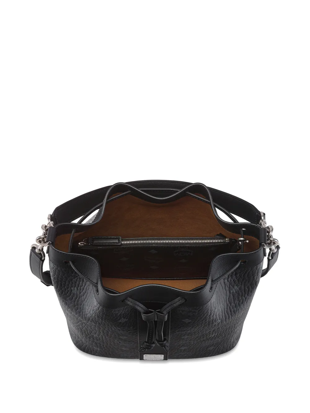 MCM Dessau Visetos medium bucket-tas Zwart