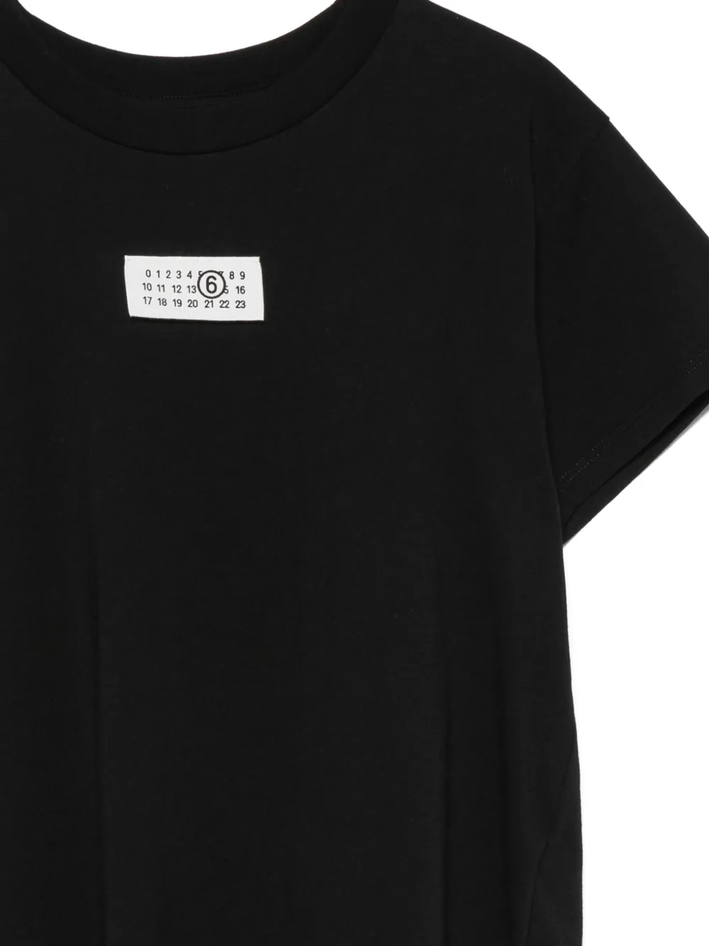 MM6 Maison Margiela T-shirt met logopatch Zwart