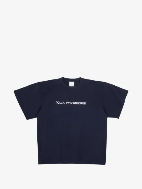GOSHA RUBCHINSKIY t-shirt i oversize-modell