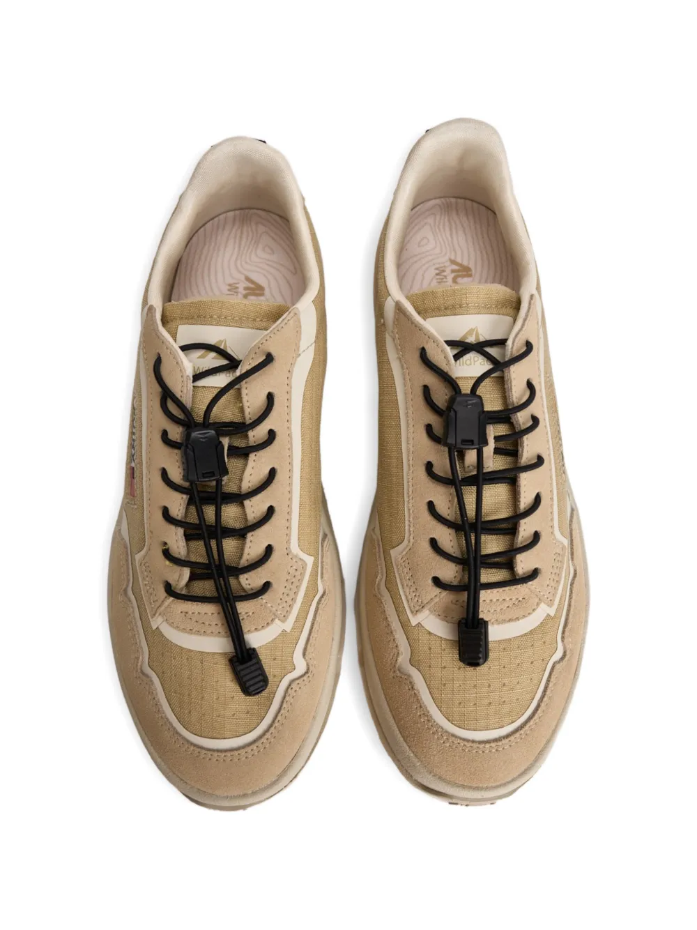 Autry Wildpace panelled sneakers Beige