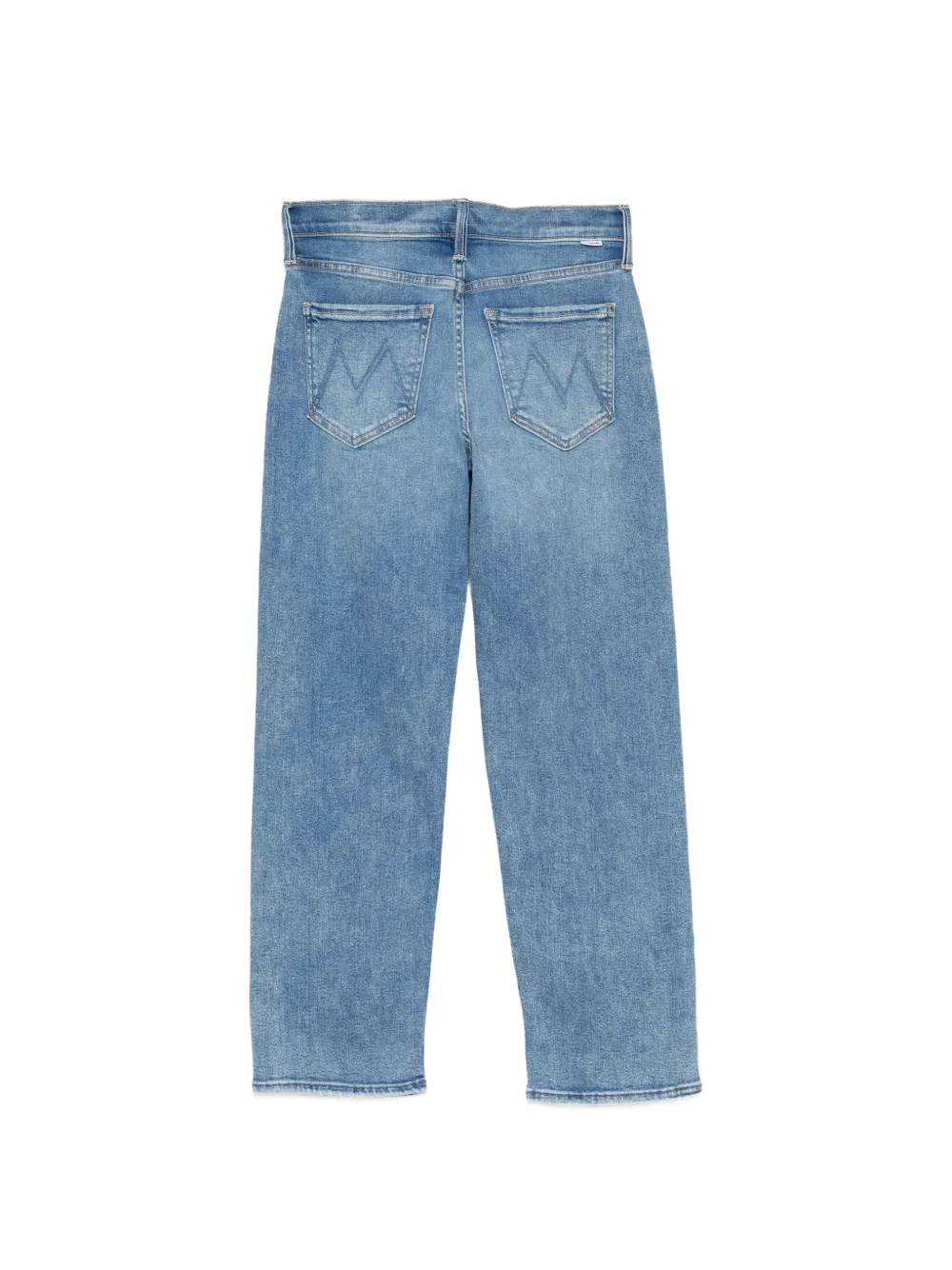 MOTHER Whisker jeans met vervaagd effect Blauw