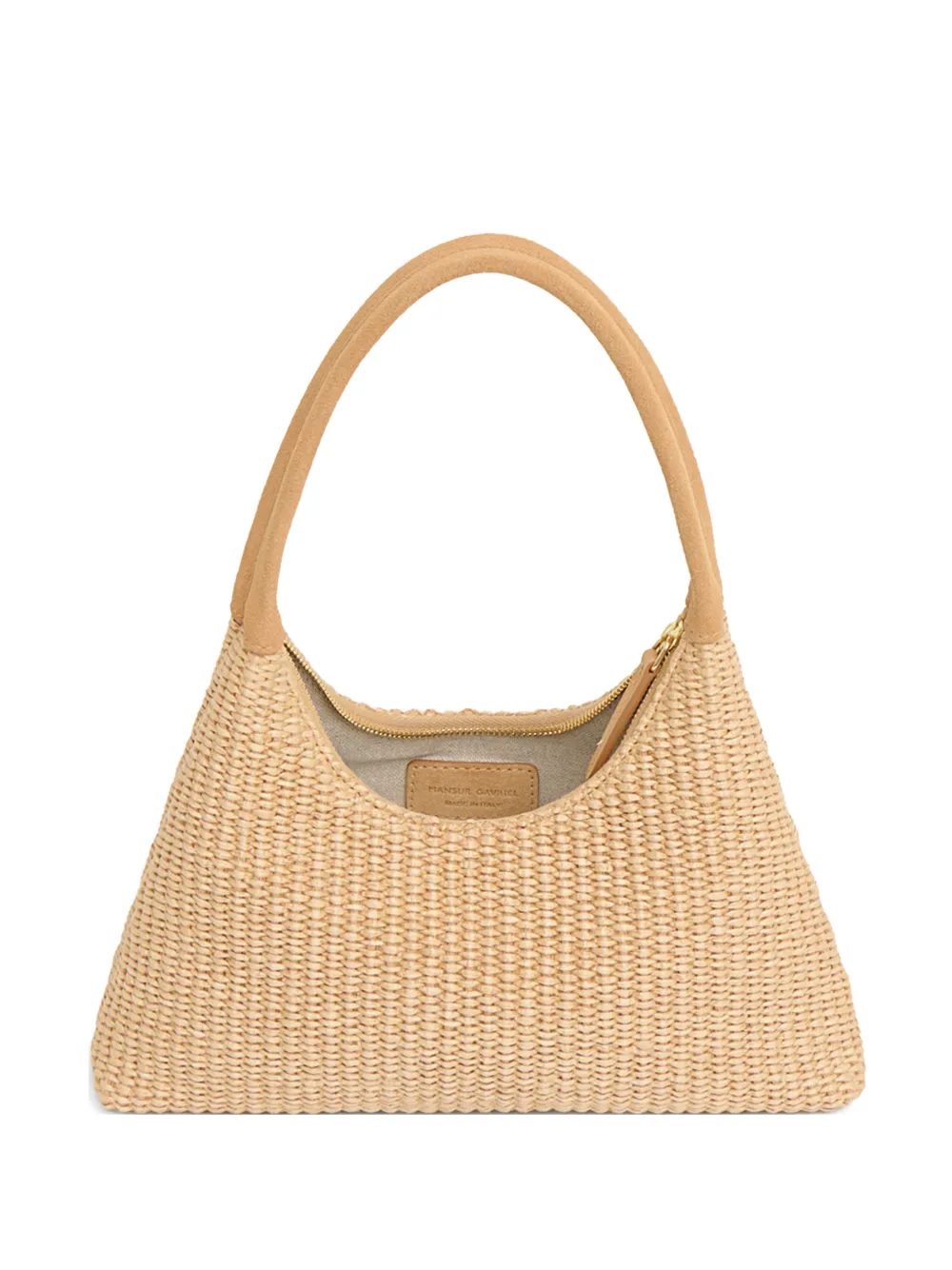 Mansur Gavriel mini Candy woven shoulder bag - Toni neutri