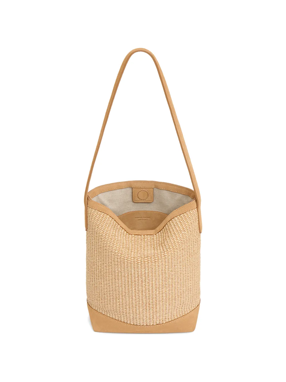 Mansur Gavriel small Everyday Cabas woven tote bag - Toni neutri