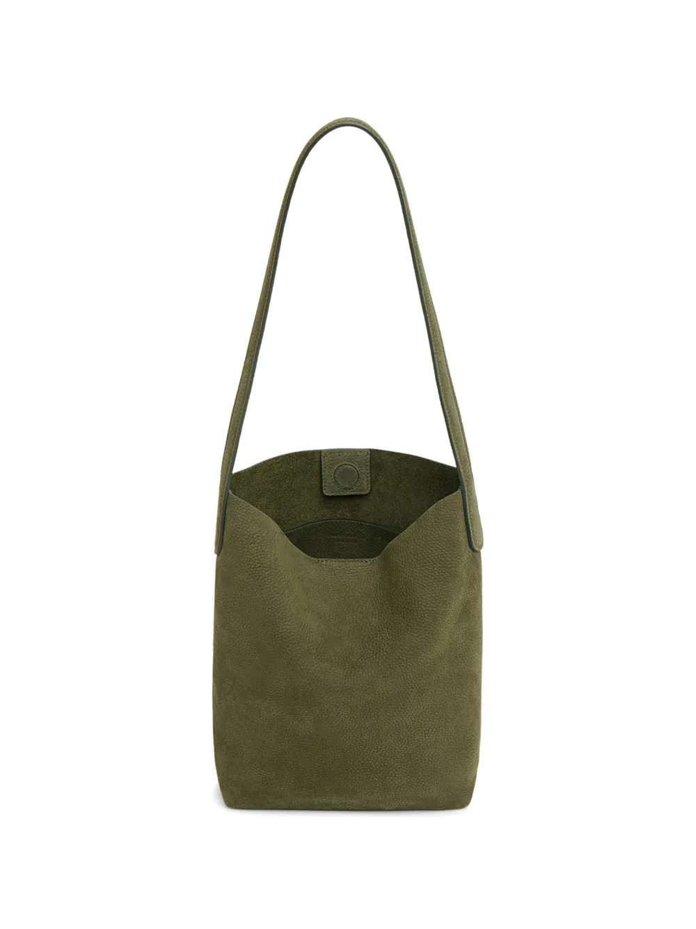 Mansur Gavriel Cabas kleine nubuck leren schoudertas Groen