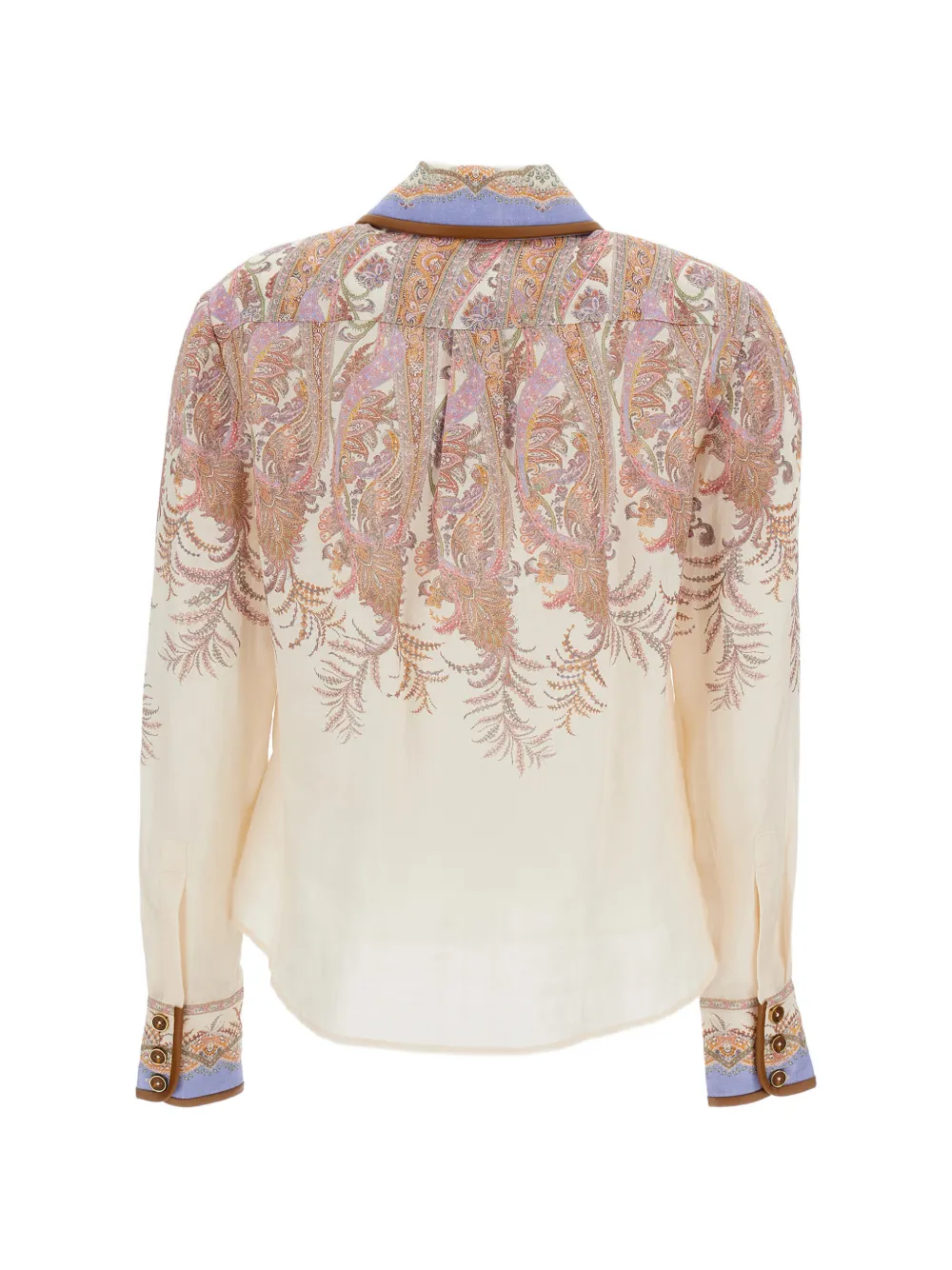 ZIMMERMANN Alchemy blouse met paisley-print Beige