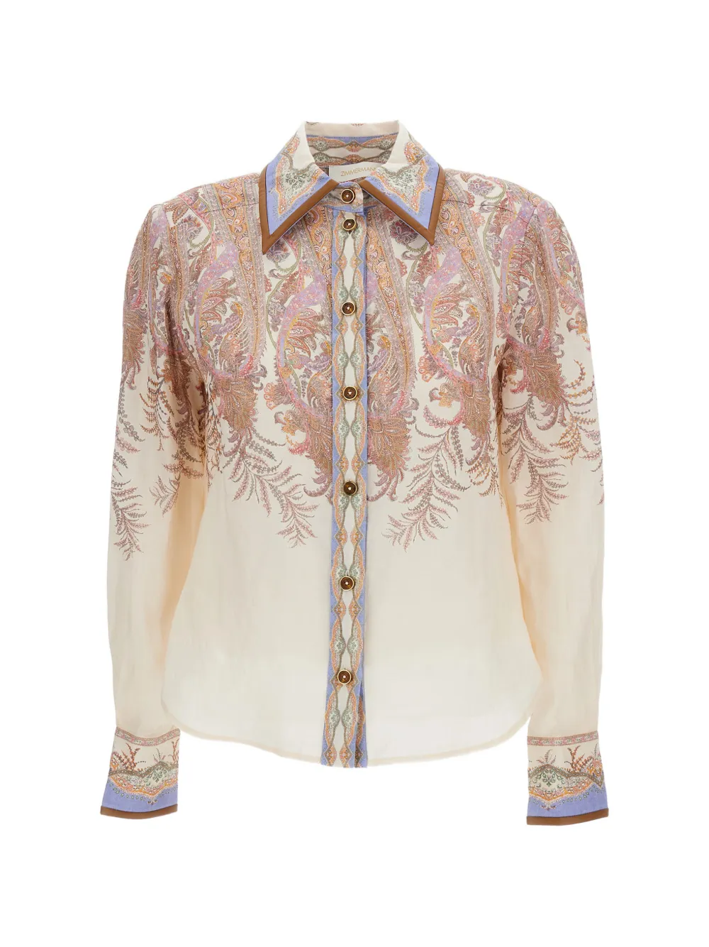 ZIMMERMANN Alchemy paisley-print shirt - Toni neutri