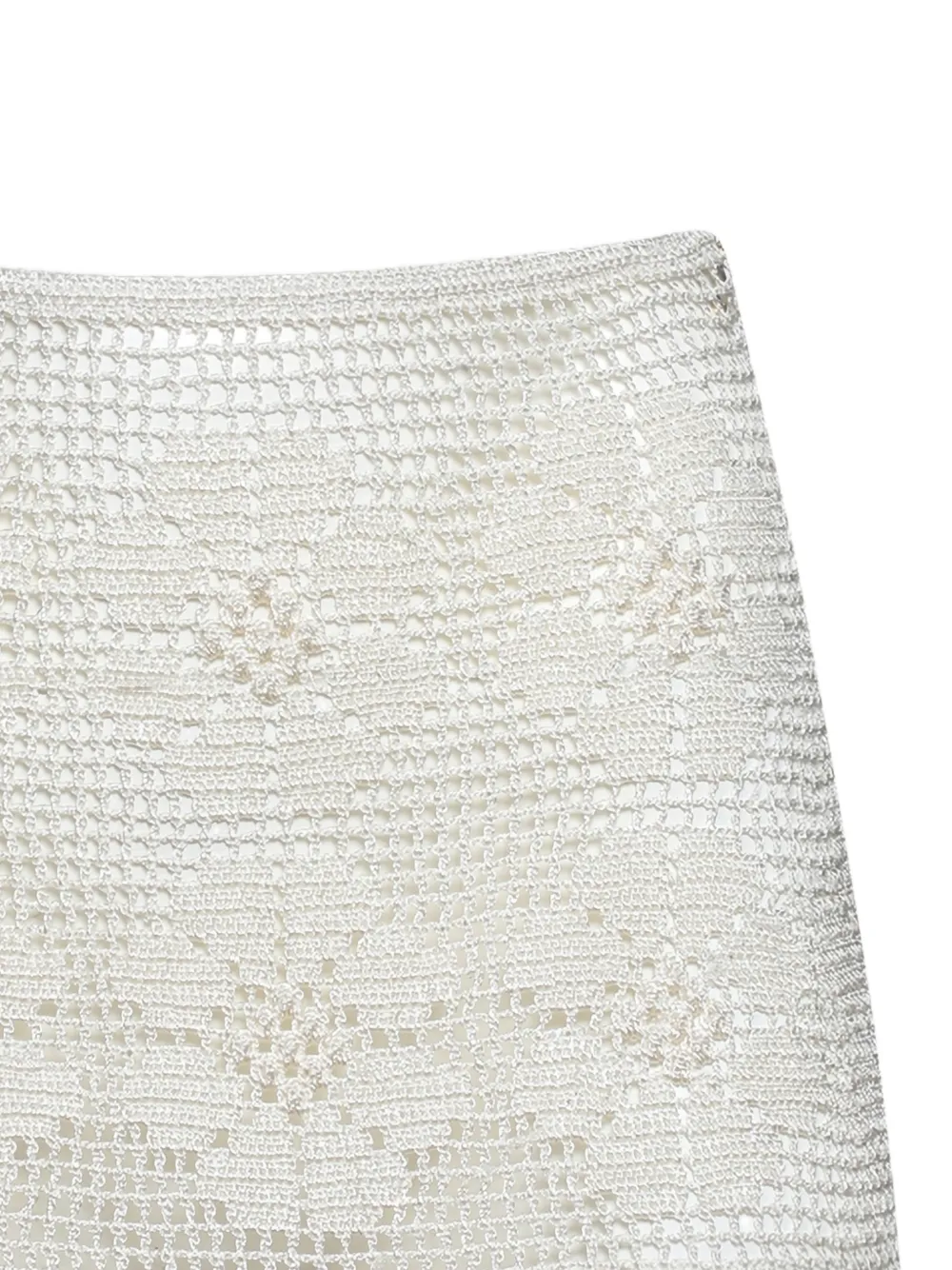 Calle Del Mar Daisy gehaakte rok Beige