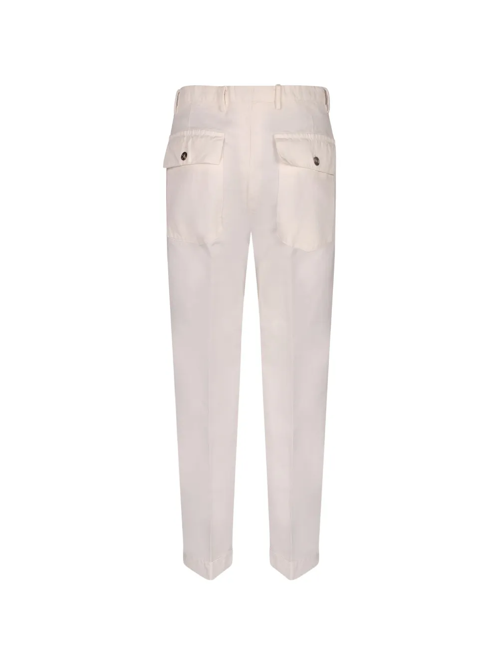 Dell'oglio Louis broek met klepzak en knoop Beige