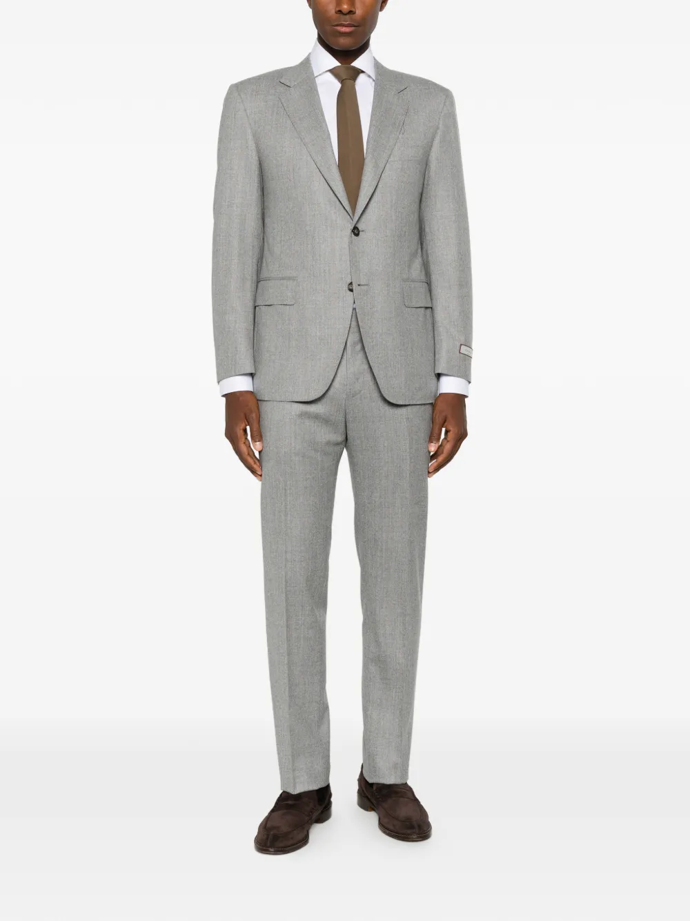  Kiton Camisa Con Botones - Blanco 