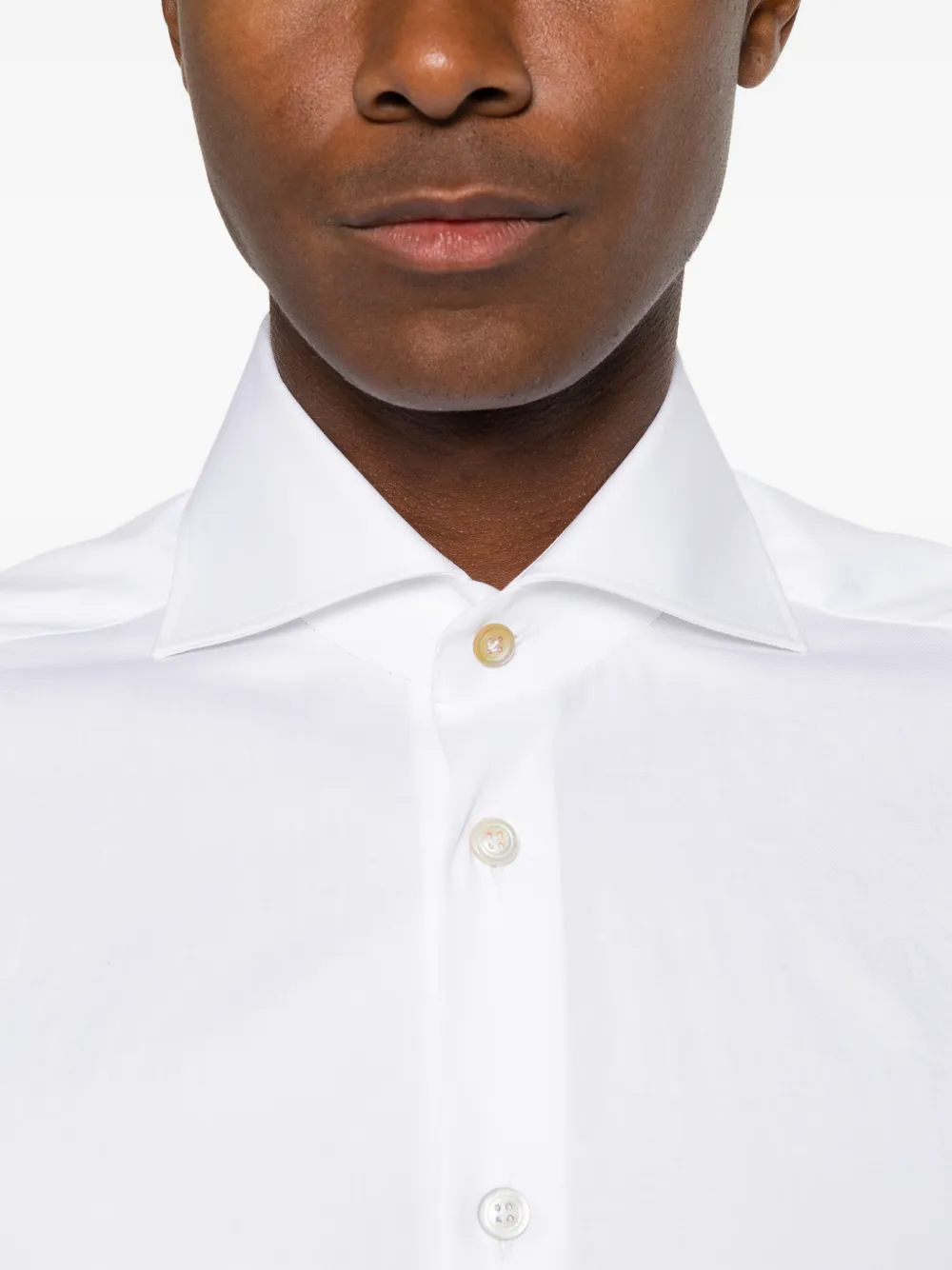 Kiton Button-up overhemd Wit