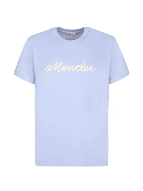 Moncler logo-embroidered T-shirt