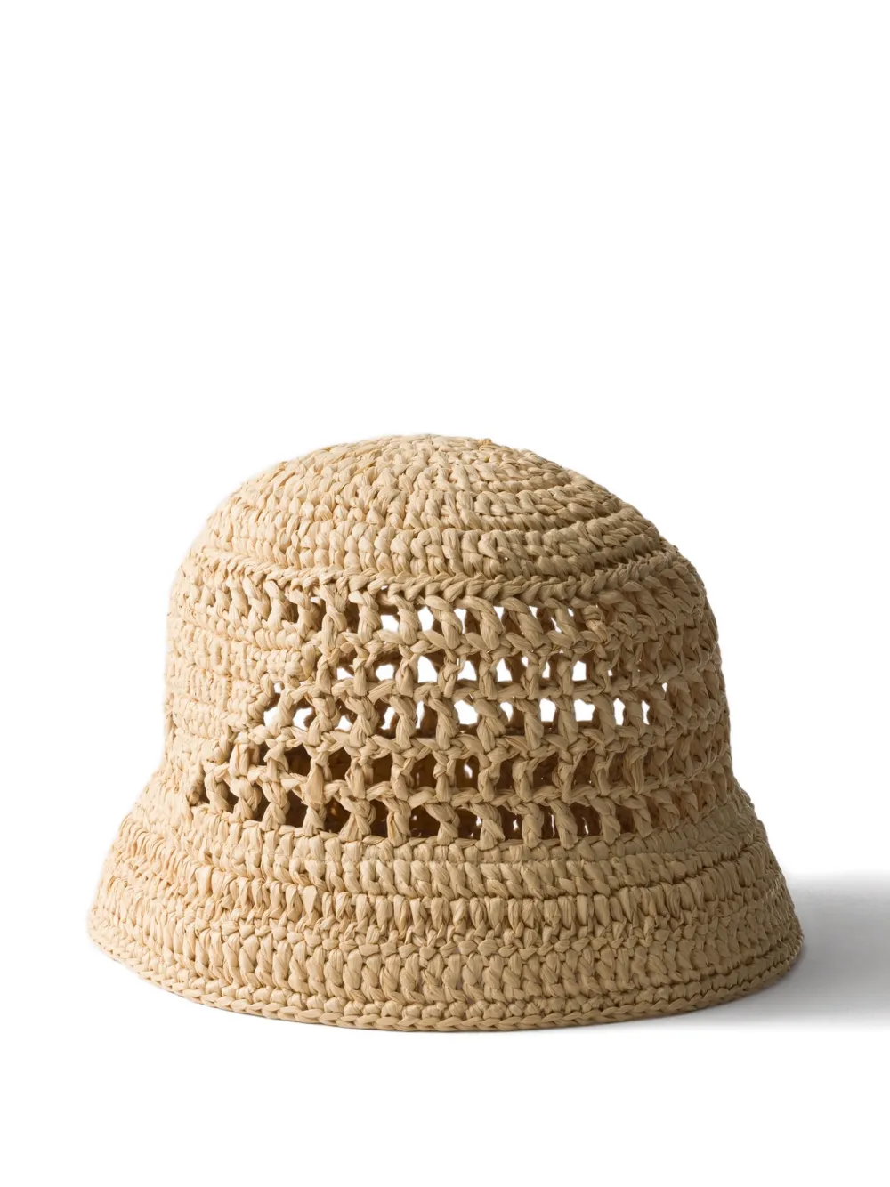 Prada crochet bucket hat - Toni neutri