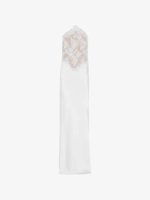 Retrofete Constance lace-panel dress