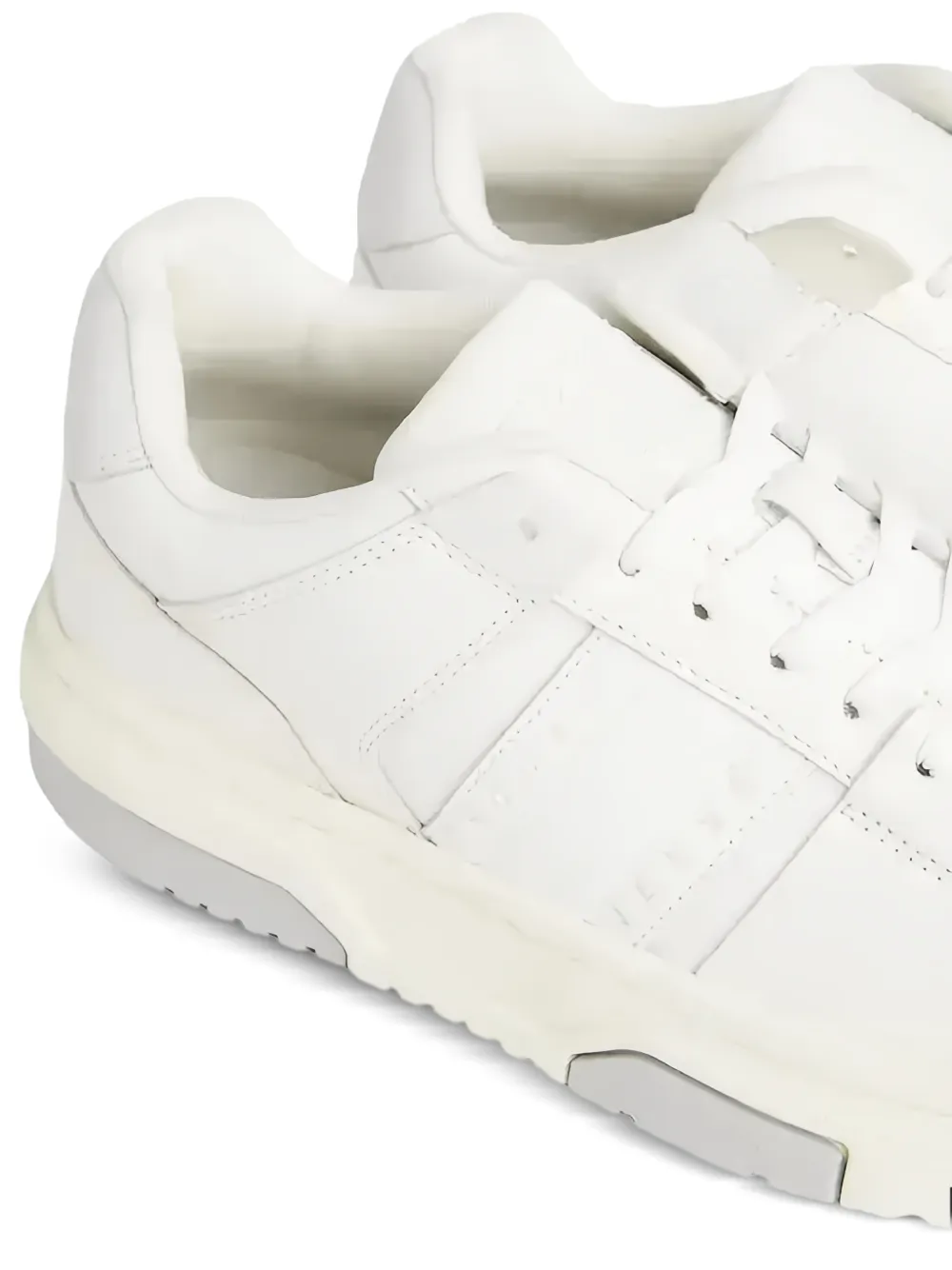 Tommy Hilfiger Leren sneakers Beige