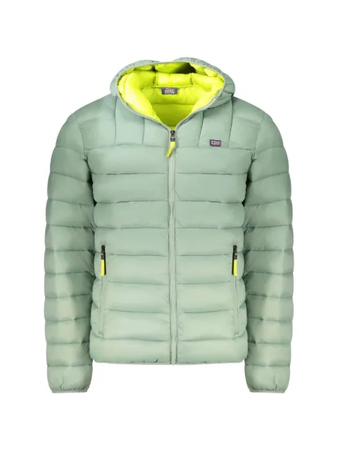Norwegian Rain quilted hooded jacket