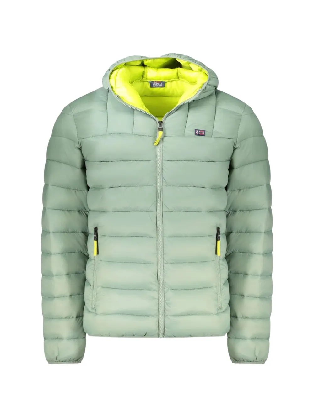NORWAY 1963 quilted hooded jacket - Verde