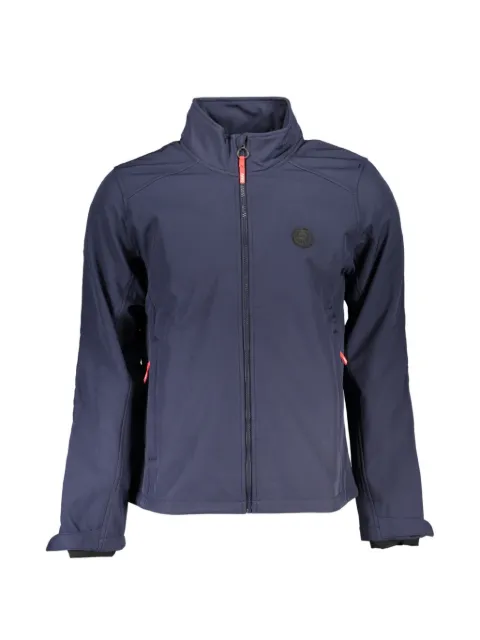 Gian Marco Venturi Vintage logo-patch zip-up jacket