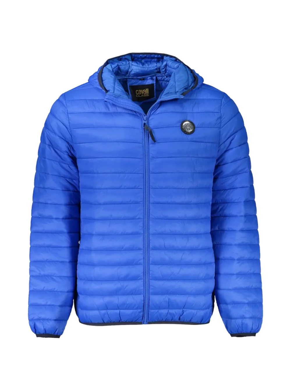 Cavalli Class quilted hooded jacket