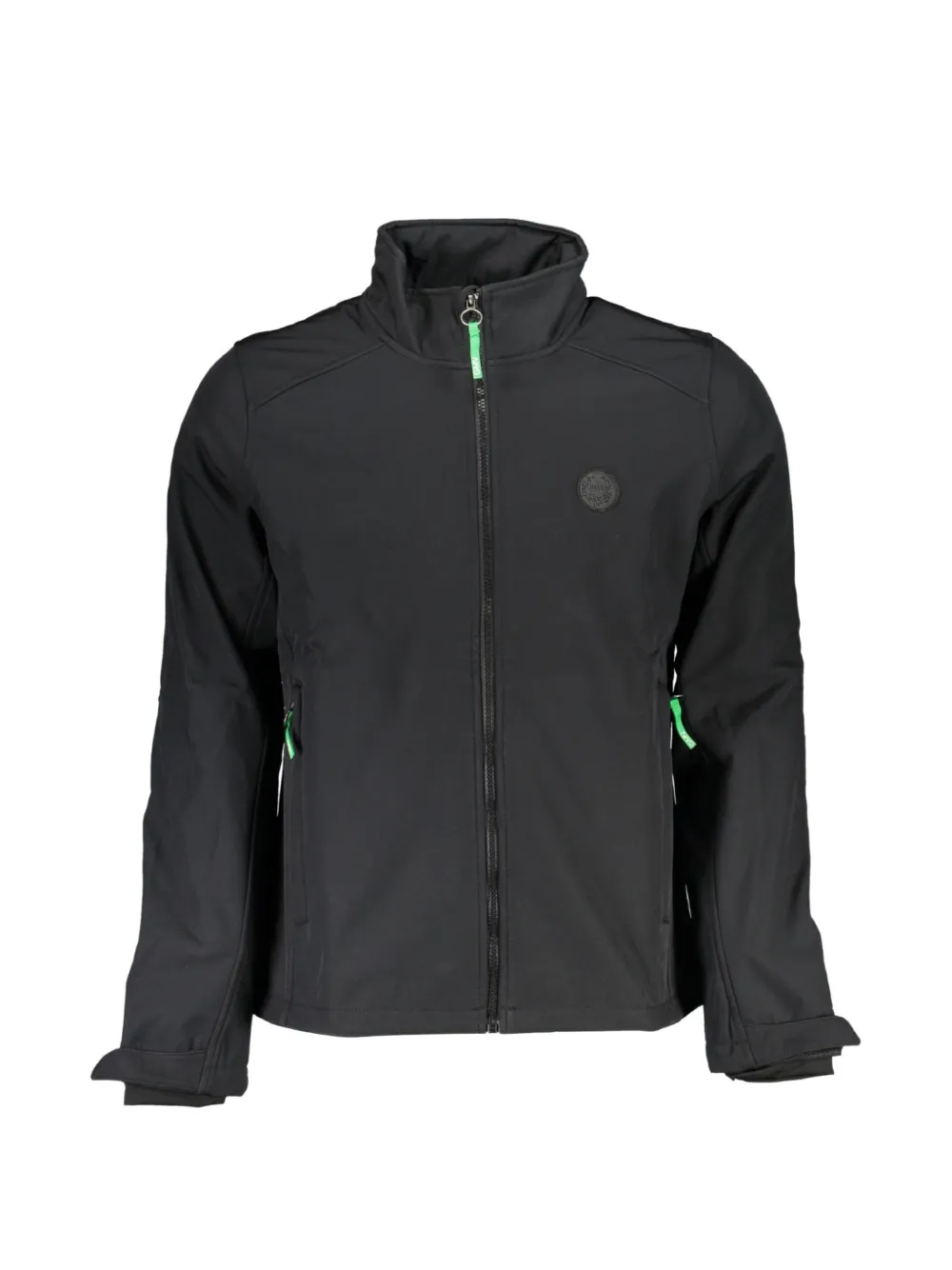 Gian Marco Venturi Vintage logo-patch zip-up jacket - Nero