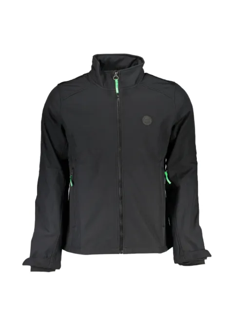 Gian Marco Venturi Vintage logo-patch zip-up jacket