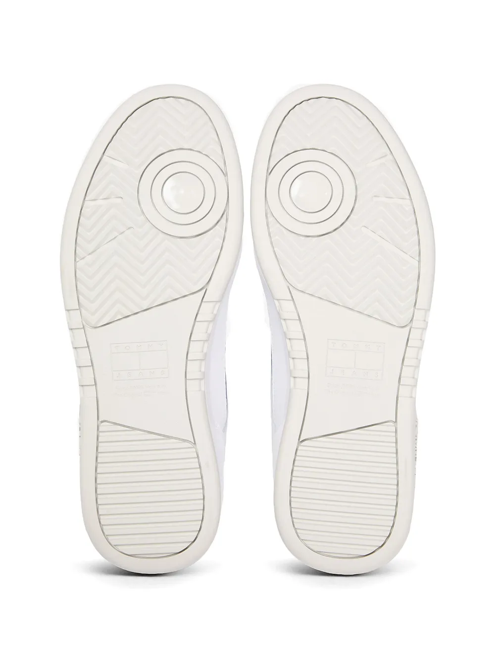 Tommy Hilfiger panelled-perforated sneakers Wit