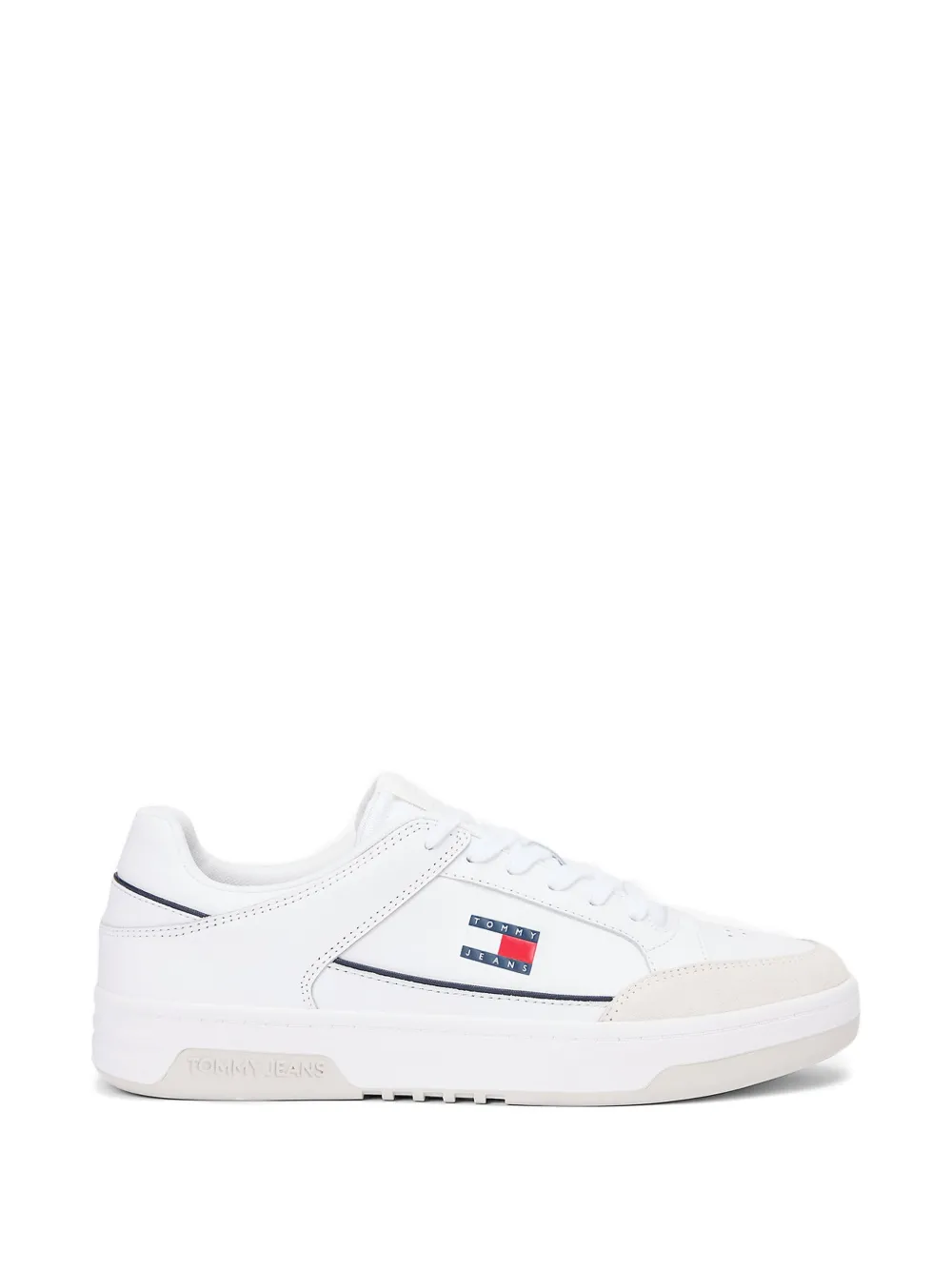 Tommy Hilfiger panelled-perforated sneakers Wit