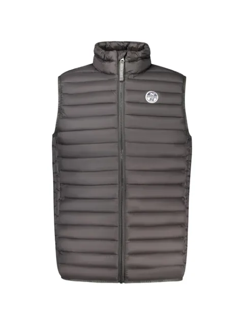 North Sails quilted-finish logo-patch gilet