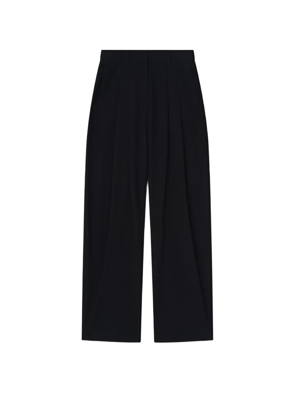 Nanushka Seka tapered-leg tailored silk trousers - Nero