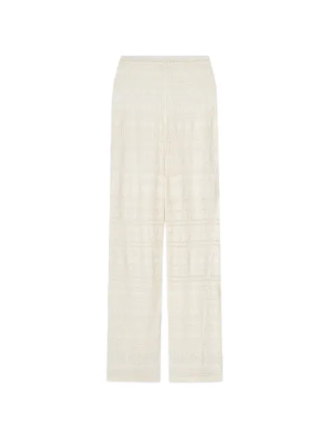 Nanushka knitted elasticated-waist trousers