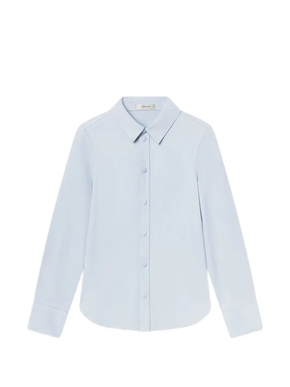 FRAME suede long-sleeve shirt - Blau