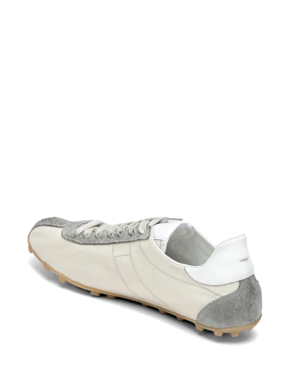 Maison Margiela Sprinters panelled leather sneakers Beige